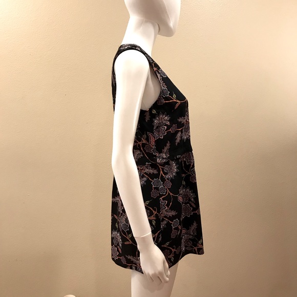 J Jill Sleeveless Tunic Top Womens Size XS Relaxed Fit Shirred Waist Button Up - Picture 8 of 14